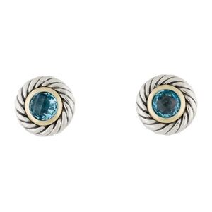 David Yurman Topaz Stud Earrings ✨